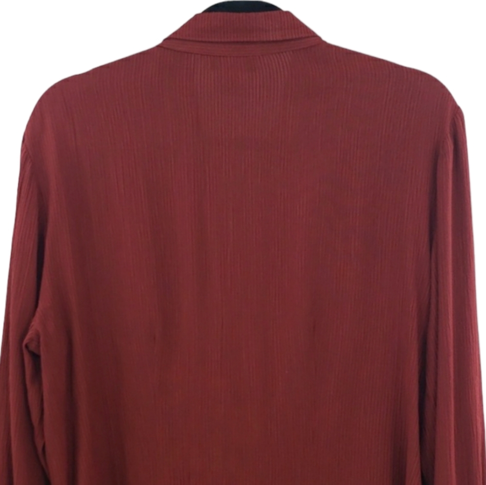Women's Rust Button-Up Shirt - Picture 7 of 10